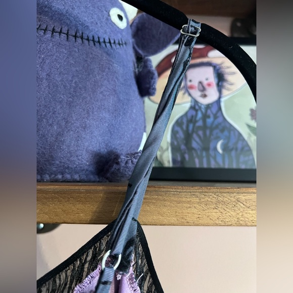 Whimsigoth Iridescent Floral Slip Vintage Dress - Picture 6 of 16